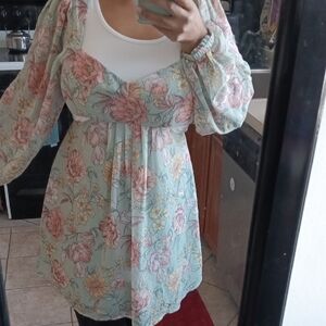 Floral Flowy Summer Dress